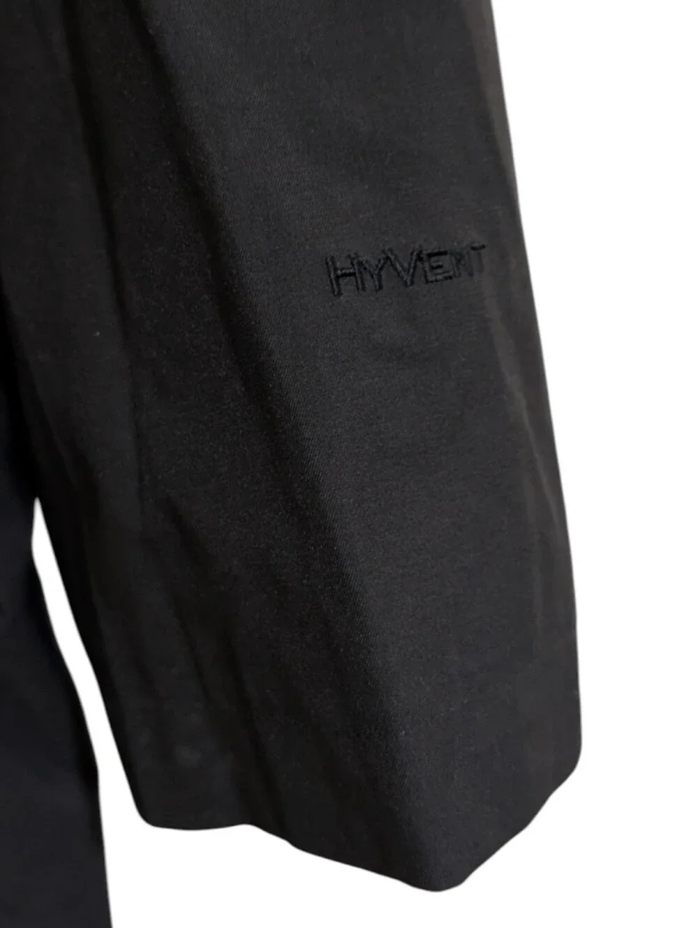 The North Face HyVent Black Hooded Rain Jacket Parka Men's XL